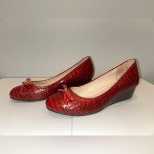Cole Haan - Red Low Wedges (size 6.5B)